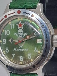 Predám funkčné náramkové automatické hodiny VOSTOK Komandirs - 2