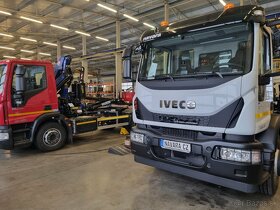 IVECO 180E28 + RUKA HIAB 102 + NOVÝ NOSIČ KONTEJNERU 10T - 2