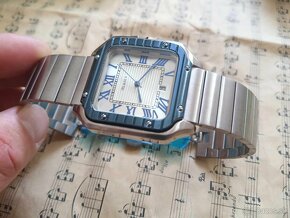 Nové štýlové hranaté hodinky PLADEN - 2