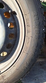 Zimne pneu 215/55 R16 a pl.disky 6.5Jx16 ET50 - 2