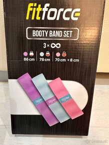 Booty band set 3x odporove gumy, expandery nove - 2