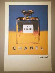 Andy Warhol "Chanel" Limitovaná edícia_Číslované_Certifikát - 2