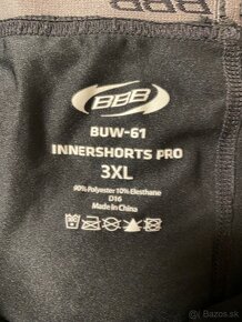 Cyklistické boxerky BBB Innershorts s vložkou - 3XL - 2