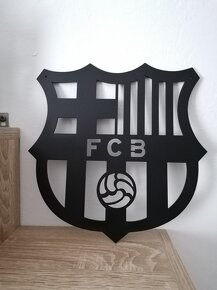 FC Barcelona kovové logo - 2