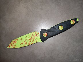 Predám Nôž Pevný Nôž Microtech Socom Alpha Mini Zombie Tech - 2