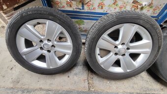 Elektróny 5x112 s pneu 225/50 R17 - 2