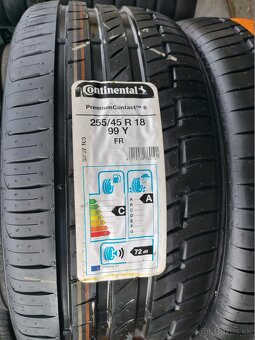 Letné pneu = 255/45 R18 = CONTINENTAL = 2ks = NOVÉ - 2