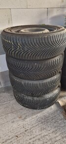 Plechové disky r16 s pneumatikami 205/60 r16 - 2