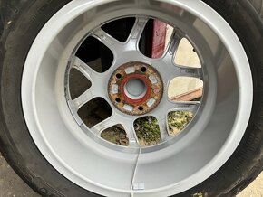 Borbet kolesa 5x114.3 r16 + zimne pneu Barum - 2