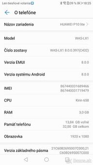 Huawei P10 lite - 2