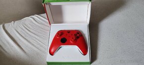 Xbox Controller Red + 4 AA Batérie, v záruke. - 2