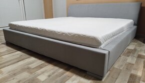 manzelska postel 200x200x43 cm, celo v. 80 cm - 2