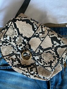 Nová crossbody dámska kabelka, ľadvinka , červená ľadvinka - 2