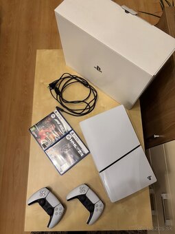 Sony PlayStation 5 Slim + 2x DualSense + Hry - 2