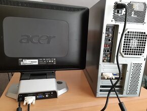 Predám PC a monitor Acer 20" - 2