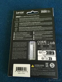 Predám LEXAR NM620 M.2 NVME SSD 256GB - 2