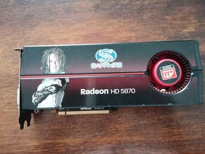 Predám Graficku kartu(čiže GPU) Sapphire Radeon HD 58770 1GB - 2