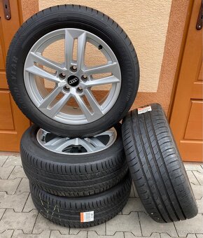 5x112 R17 7J ET42 Audi + 225/50 R17 letné (2022) - 2