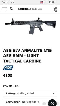 Airsoft M15A4 Armalite sportline - 2