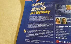 Knihy anglické, aj technicky slovník - 2