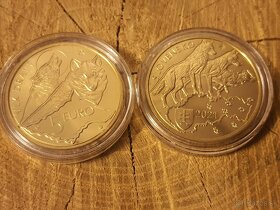5 eurové Slovenske mince Včela medonosná  Vlk D - 2