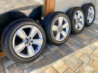 Predám letnú sadu org VW ISTANBUL 5x112 R17 215/55 R17 - 2