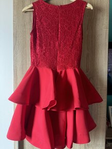 Červené spoločenské šaty - 2