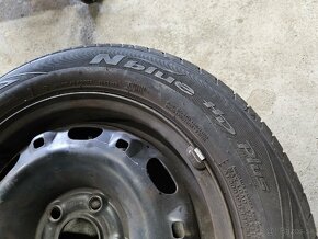 Plechové disky 5x100 + letné pneu 185/60r14 - 2