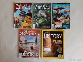 Časopisy National Geographic, Čarovné Slovensko a iné - 2