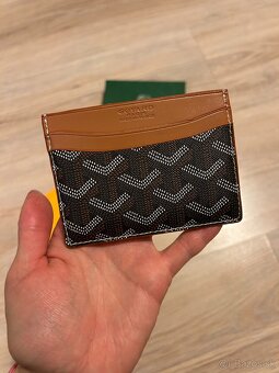 Goyard cardholder /peňaženka - čierno/hnedý (GO1) - 2