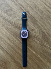 Apple Watch Series 7 45mm Blue gps aluminum and ceramic case - 2