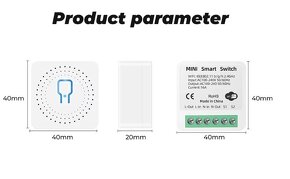 Smart wifi mini spínač 16A - 2