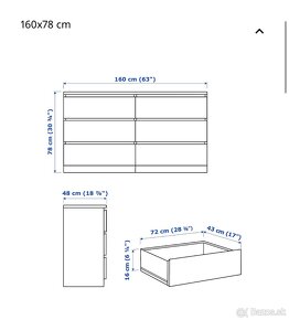 Komoda Malm z ikea - 2