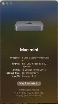 Mac mini 2018 - 2