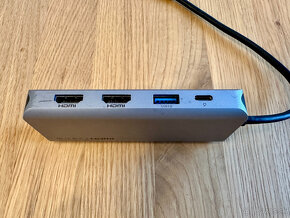 Multifunkčný rozbočovač HUB Selore USB-C 7v1 s napájaním - 2