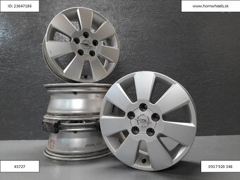 Opel originál alu disky 6J R15 5x110 ET43 1221 - 2