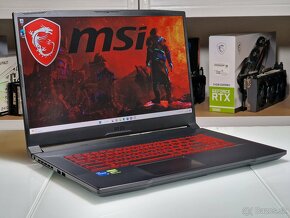 Herný notebook MSI KATANA GF76 | 17,3" | RTX 3050 | záruka - 2