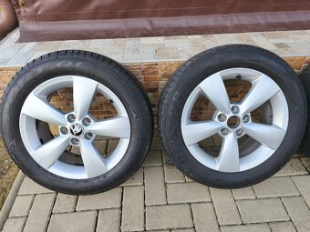 Letná sada Škoda 5x100 R15 s pneu Dunlop 185/60 R15 - 2