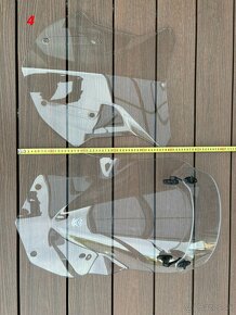 Turistické plexi ZTechnik s prídavným deflektorom BMW GS - 2