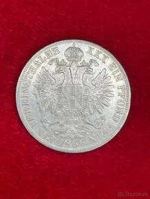 Spolkový Toliar 1866 B ( mincovňa Kremnica ) - 2