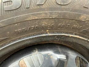 Zimne pneumatiky 185/70 R14 na diskoch 5x100 - 2