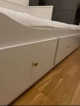 IKEA Hemnes rozkladaciu posteľ bez madracov - 2