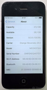 iPhone 4S 32GB iOS 9.3.5 - 2