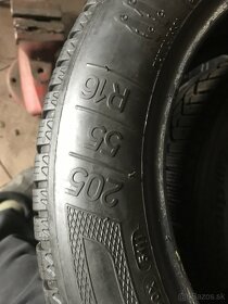 205/55 R16 zimne + 5x112 plechy - 2