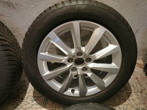 Audi A1 - originál 16" alu so zimnými pneu DOT 23 - 2