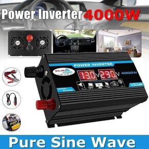 Modifikovaný invertor / menič napätia 12V až 230V / 4000W - 2