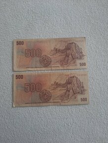 500 Kčs bankovky - 2