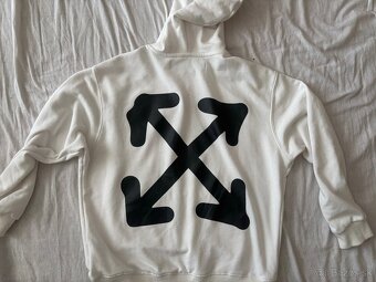 Off white cross hoodie mikina - 2