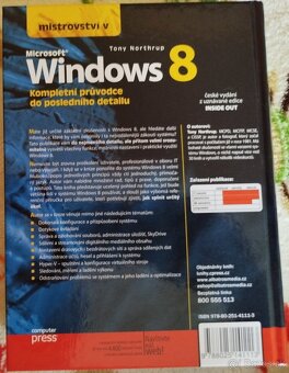 Predám knihu MISTROVSTVÍ WINDOWS 8 - 2