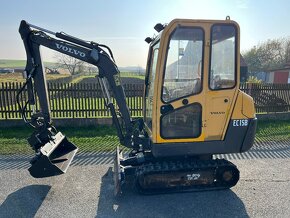 Minibagr Volvo EC15 hyd.podvozek+hyd.svahovka,2007 - 2